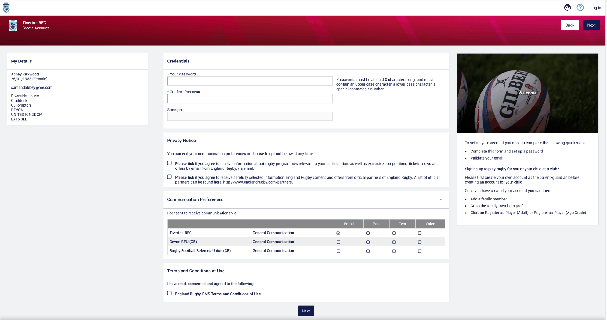 Postcode lookup