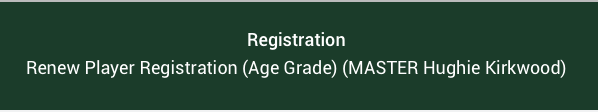 Renew player registration banner
